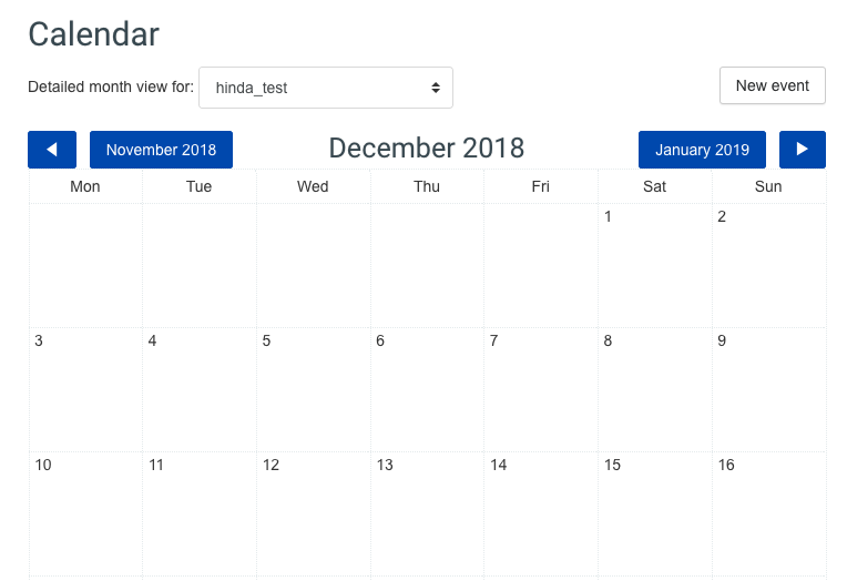 Calendar